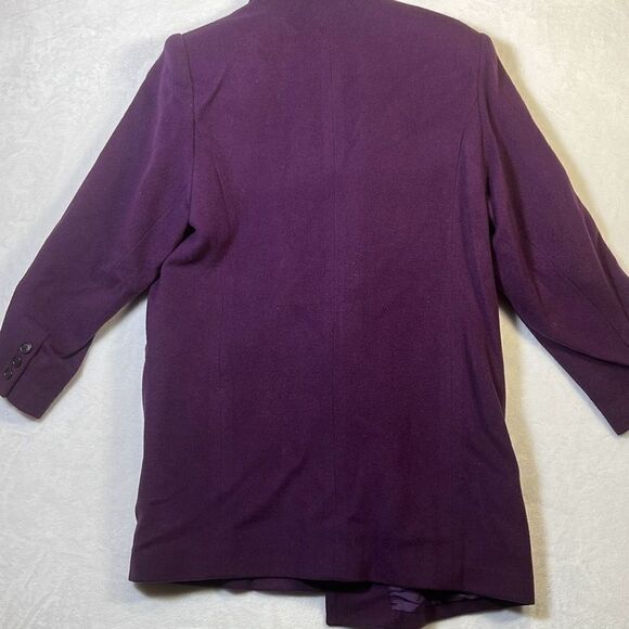 itokin minna vintage wool trench coat- Women size 6 - Picture 6 of 7